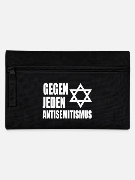 Gegen jeden antisemitismus - Federtasche - Schwarz