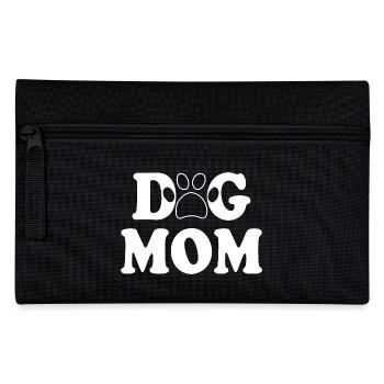 Dog mom - Federtasche - Schwarz - Vorne