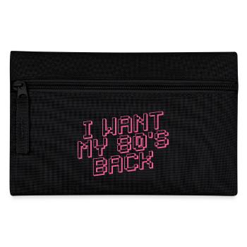 JE VEUX MON RETOUR DES ANNÉES 80 Rétro - Trousse - noir - Devant