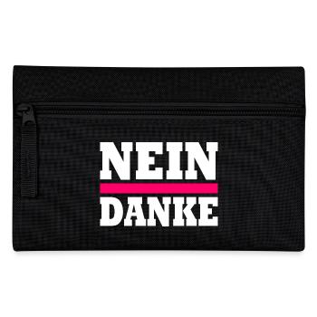 Nein danke - Federtasche - Schwarz - Vorne