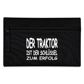 Traktor - Federtasche - Schwarz - Vorne