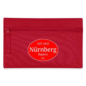 Nuremberg, Germany - Pencil Case - red - Front