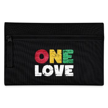 One Love Reggae Music - Pencil Case - black - Front