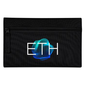 ETH Blockchain Cryptocurrency - Pencil Case - black - Front