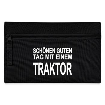 Traktor - Federtasche - Schwarz - Vorne