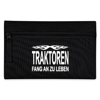 Traktor - Federtasche - Schwarz - Vorne