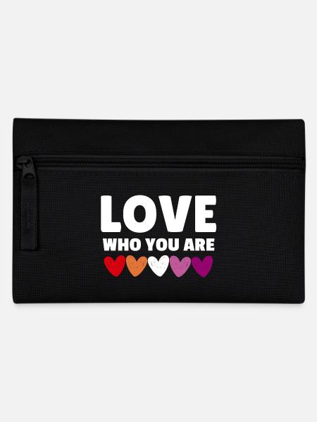 Lesbe. Liebe, wer du bist - Federtasche - Schwarz
