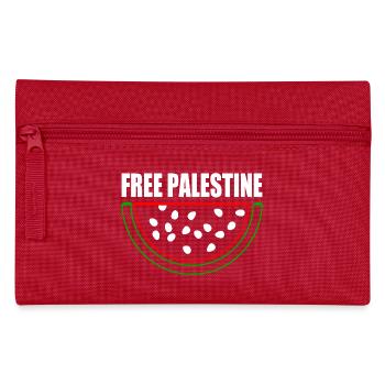 Free palestine - Pencil Case - red - Front