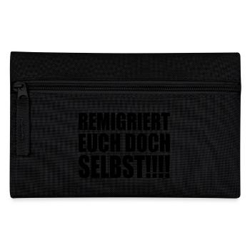 Remigrez vous-mêmes - Trousse - noir - Devant