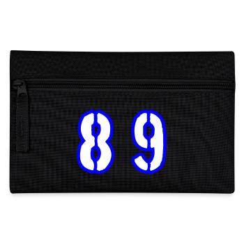 89 Number Symbol - Pencil Case - black - Front