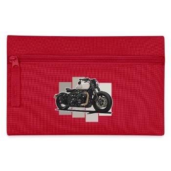Bobber // Personnalisé // Moto - Trousse - rouge - Devant