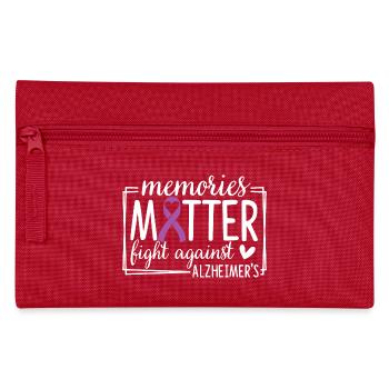 Memories Matter Fight Against Alzheimers - Pencil Case - red - Front