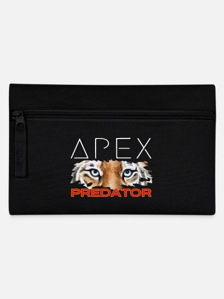 Apex Predator - Tiger Face Tee - Pencil Case - black