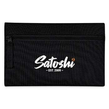 Satoshi est 2009 Bitcoin - Federtasche - Schwarz - Vorne