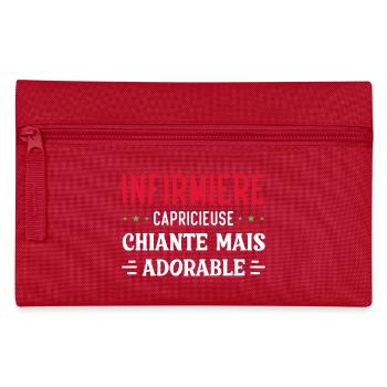 Infirmière adorable - Trousse - rouge - Devant
