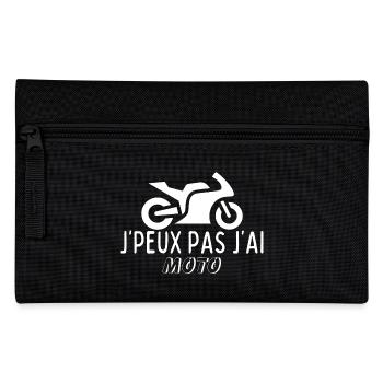 j'peux pas j'ai moto - Trousse - noir - Devant