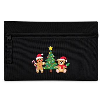 Mignon petit arbre de Noël des amis du Père Noël - Trousse - noir - Devant
