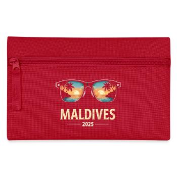 Süße Malediven 2025 Vacay Mermaid Vacation Mom - Federtasche - Rot - Vorne