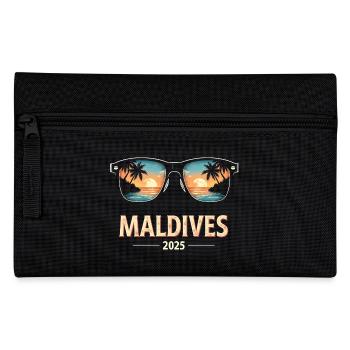 Süße Malediven 2025 Vacay Mermaid Vacation Mom - Federtasche - Schwarz - Vorne