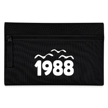 1988 Year Birthday Vintage 1988 - Pencil Case - black - Front