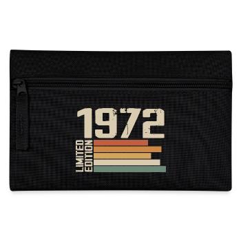 1972 Vintage - Retro 1972 Birthday Gift 1972 - Pencil Case - black - Front