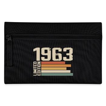 1963 Vintage - Retro 1963 Geburtstagsgeschenk 1963 - Federtasche - Schwarz - Vorne