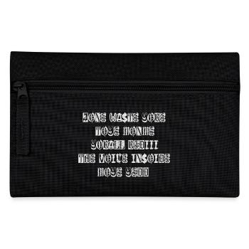 JONE WASTE YORE TOYE MONME YORALL REDIII THE VOICE - Federtasche - Schwarz - Vorne