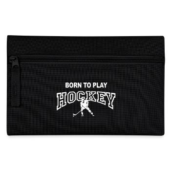 Born To Play Hockey - Pencil Case - black - Front
