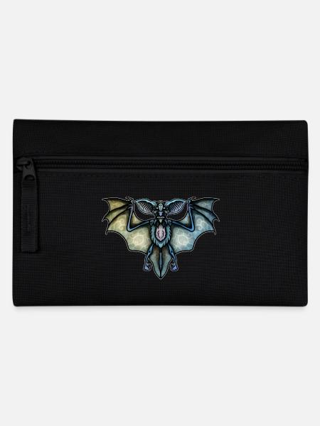 Fledermaus - Federtasche - Schwarz