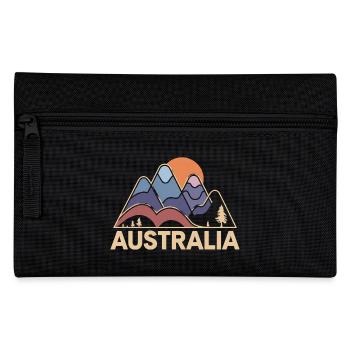 Australien Australien Abstrakte Berge Geschenk - Federtasche - Schwarz - Vorne
