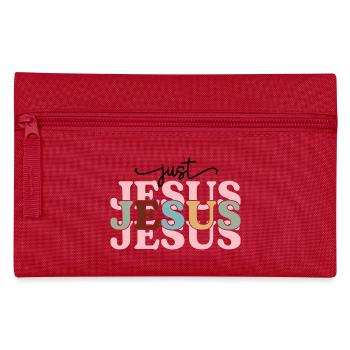 only Jesus - Pencil Case - red - Front