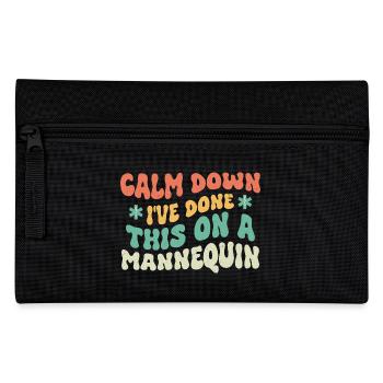 Calm Down I've Done This On A Mannequin Paramedic - Federtasche - Schwarz - Vorne