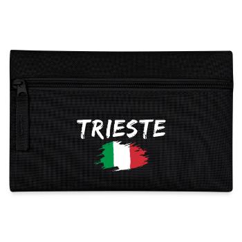 Trieste Italy Flag Trieste - Pencil Case - black - Front