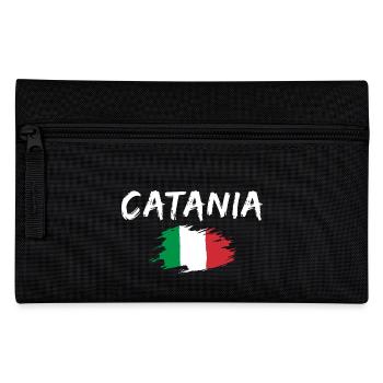 Catania Italy Flag Catania - Pencil Case - black - Front