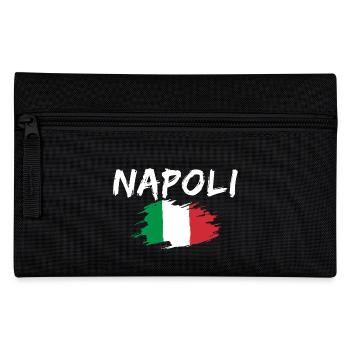 Napoli Italy Flag Naples - Pencil Case - black - Front