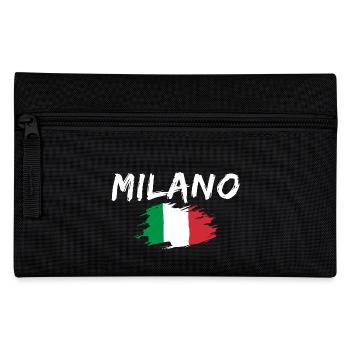 Milano Italy Flag Milan - Pencil Case - black - Front