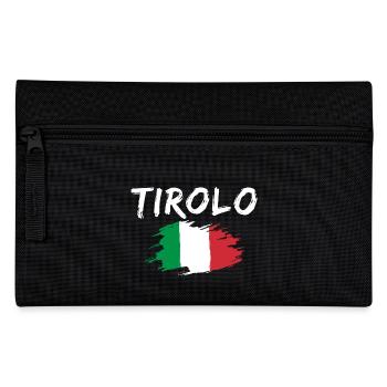 Tirolo Italy Flag South Tyrol - Pencil Case - black - Front