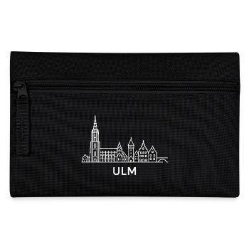 Ulm in White - Pencil Case - black - Front