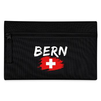 Bern Schweiz Flagge - Federtasche - Schwarz - Vorne