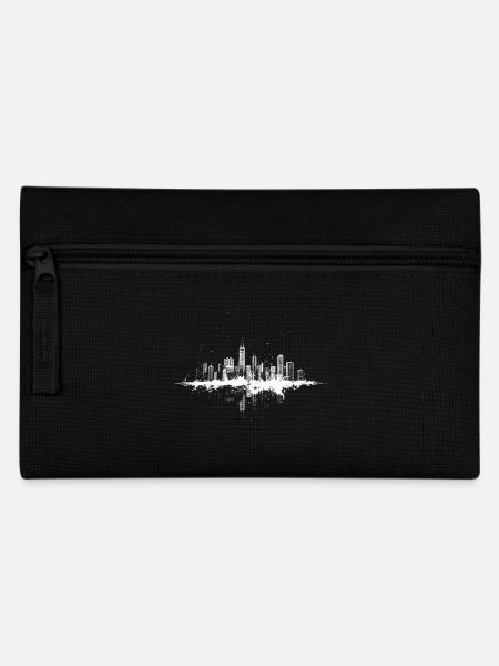 Chicago Skyline Silhouette - Federtasche - Schwarz