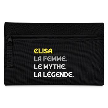 ELISA LA FEMME LE MYTHE LA LEGENDE - Trousse - noir - Devant