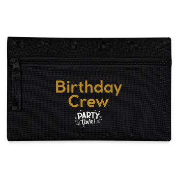 Birthday Crew - Pencil Case - black - Front