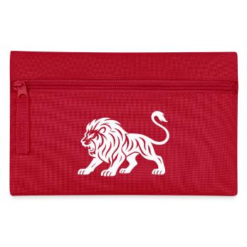 Tiger Silhouette - Pencil Case - red - Front