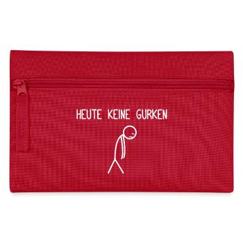 Aujourd’hui, plus d’amateurs de concombres marinés - Trousse - rouge - Devant