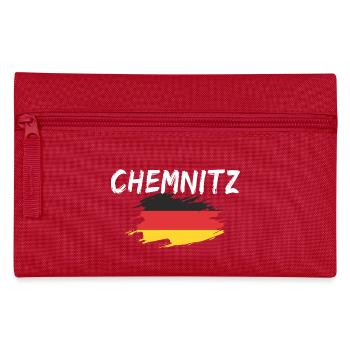 Chemnitz Allemagne Drapeau - Trousse - rouge - Devant