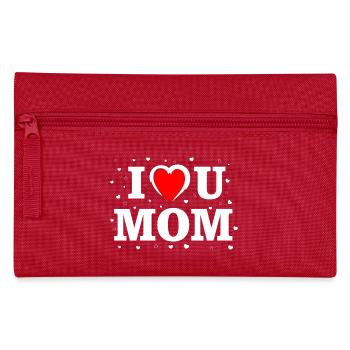 Chemise cœur de maman Je t’aime - Trousse - rouge - Devant