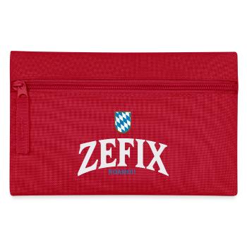 BayernWappen ZEFIX Logo - Federtasche - Rot - Vorne