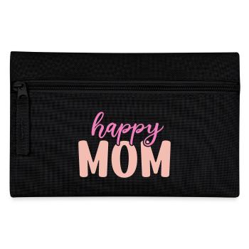 Maman heureuse - Trousse - noir - Devant