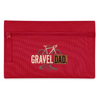 Gravel Bike Dad Fahrrad Offroad Papa - Pencil Case - red - Front