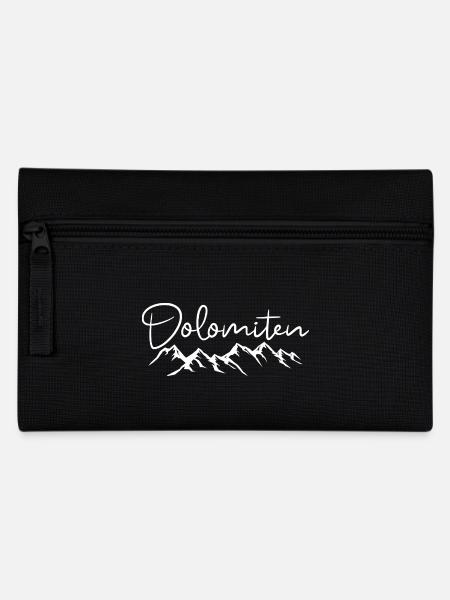 Dolomites Alps Mountains - Pencil Case - black